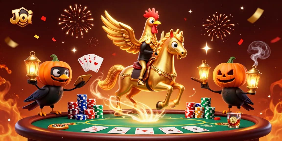 Engage in playful random video chats with Joi, set in a vibrant casino atmosphere.