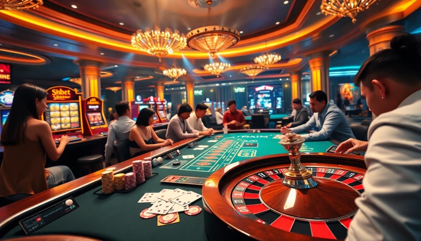 Experience the excitement at SHBET casino with vibrant tables and thrilling gameplay.