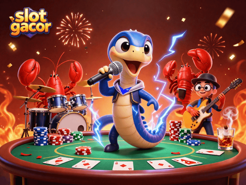 Menangkan slot gacor di kasino bawah laut bersama karakter unik dalam ilustrasi 3D yang memukau.