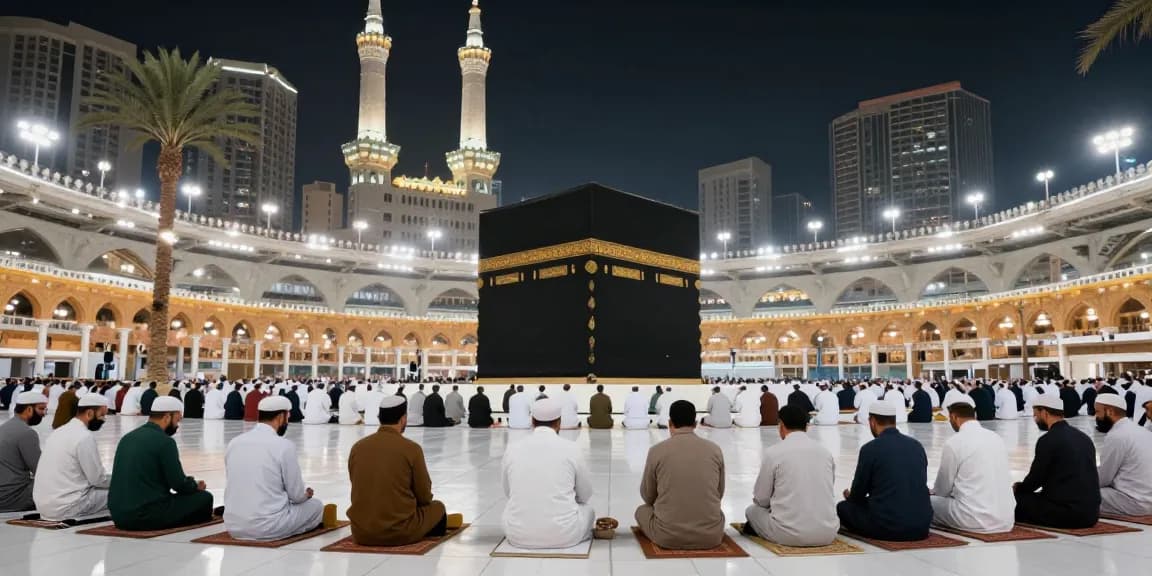 Umroh Itikaf at Masjidil Haram: Spiritual journey, travel guide.