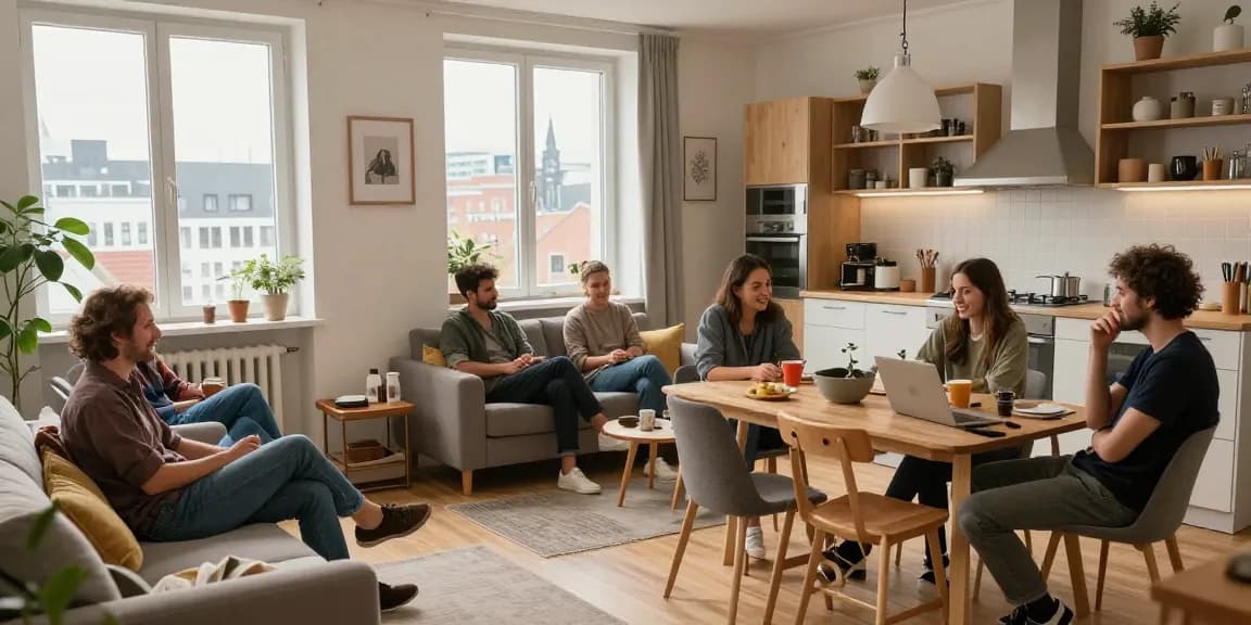 Eindruck von monteurzimmer hannover mit komfortabler Einrichtung und entspannender Atmosphäre für Arbeiter und Gäste.