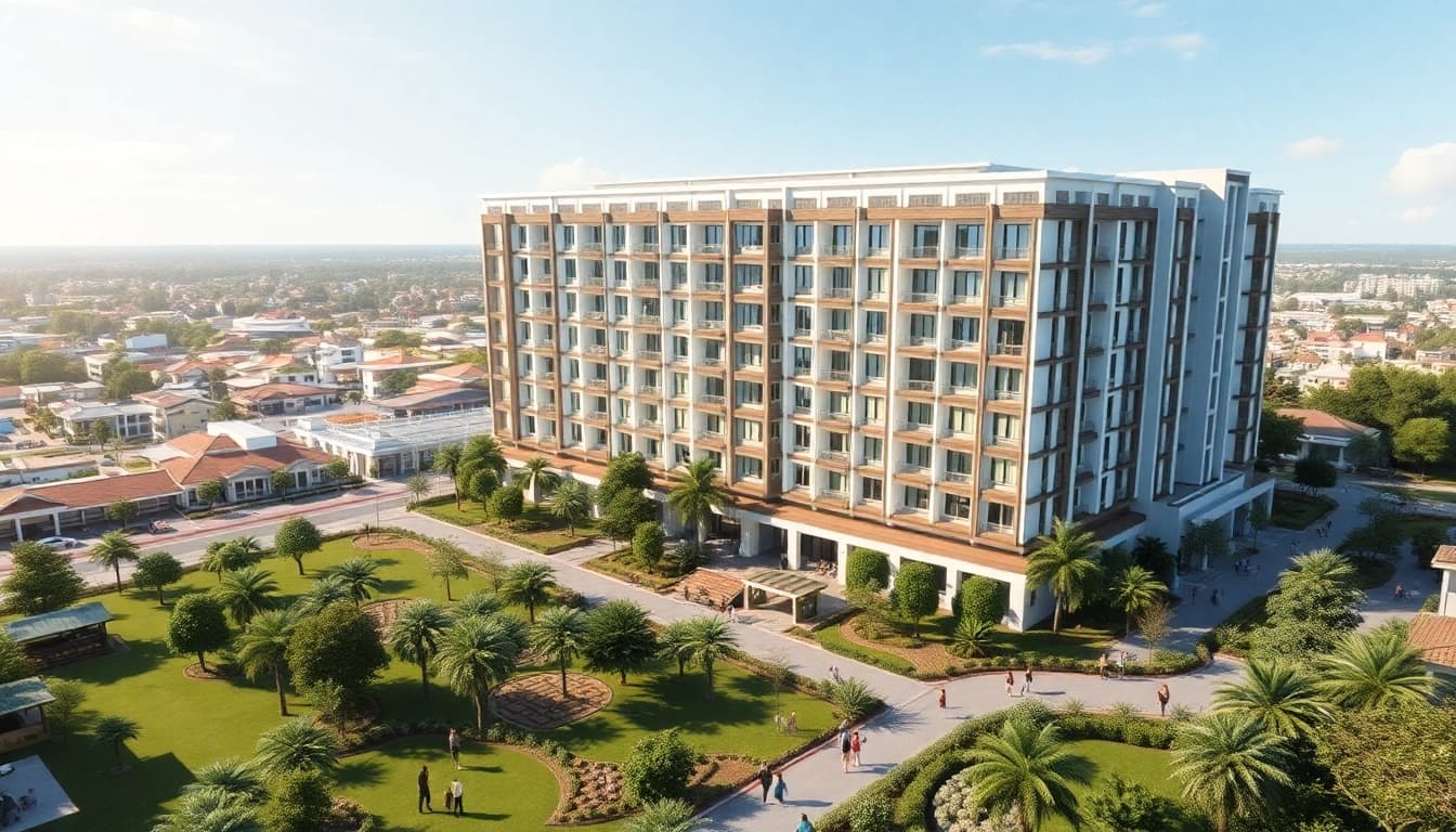 Explore the luxury features of Tampines EC Executive Condominium in a vibrant urban setting.