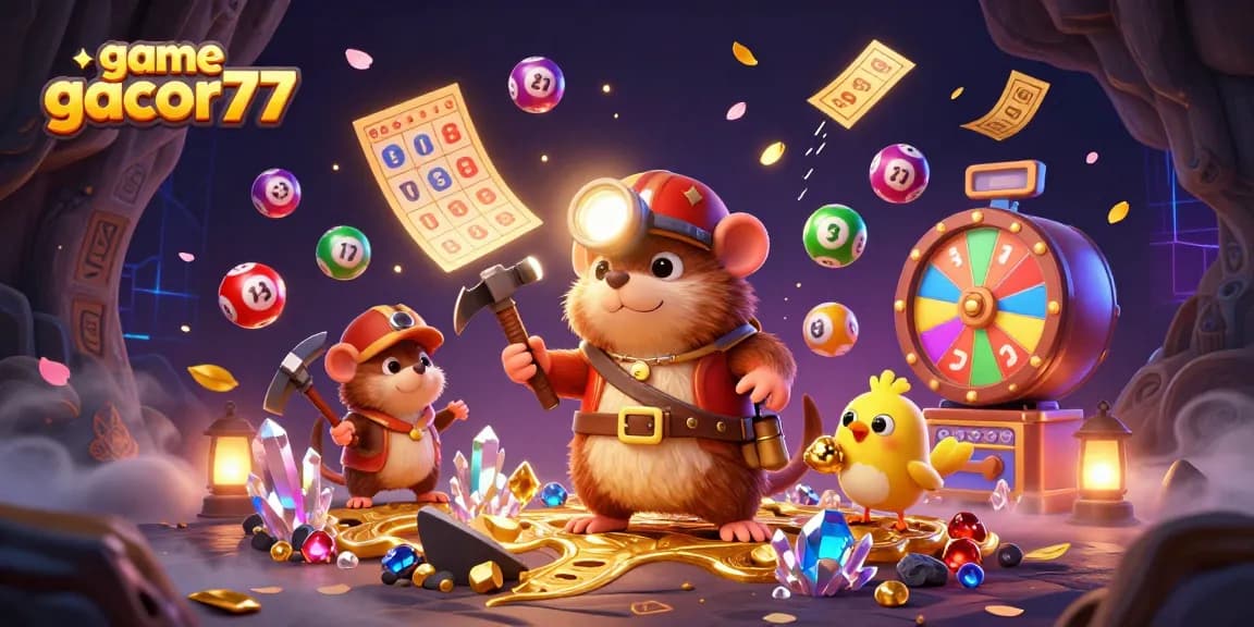Menangkan permainan game gacor77 sambil menjelajahi dunia ayunan lotre yang dipenuhi elemen keberuntungan.