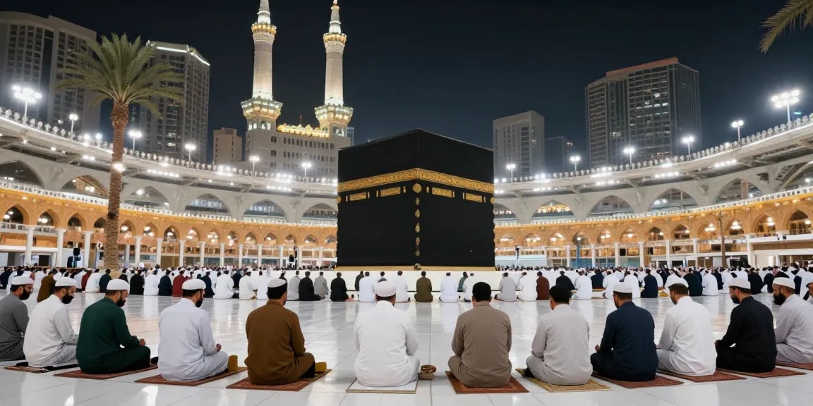 Umroh Itikaf at Masjidil Haram: Spiritual journey, travel guide.