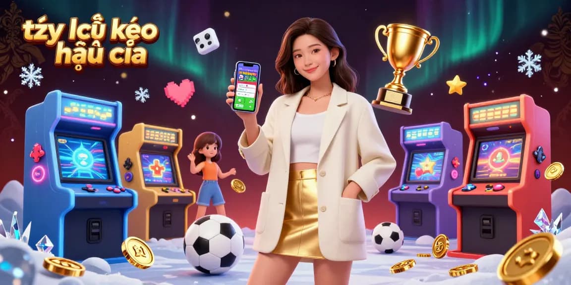 Experience thrilling betting with tỷ lệ kèo nhà cái in this energetic casino illustration.