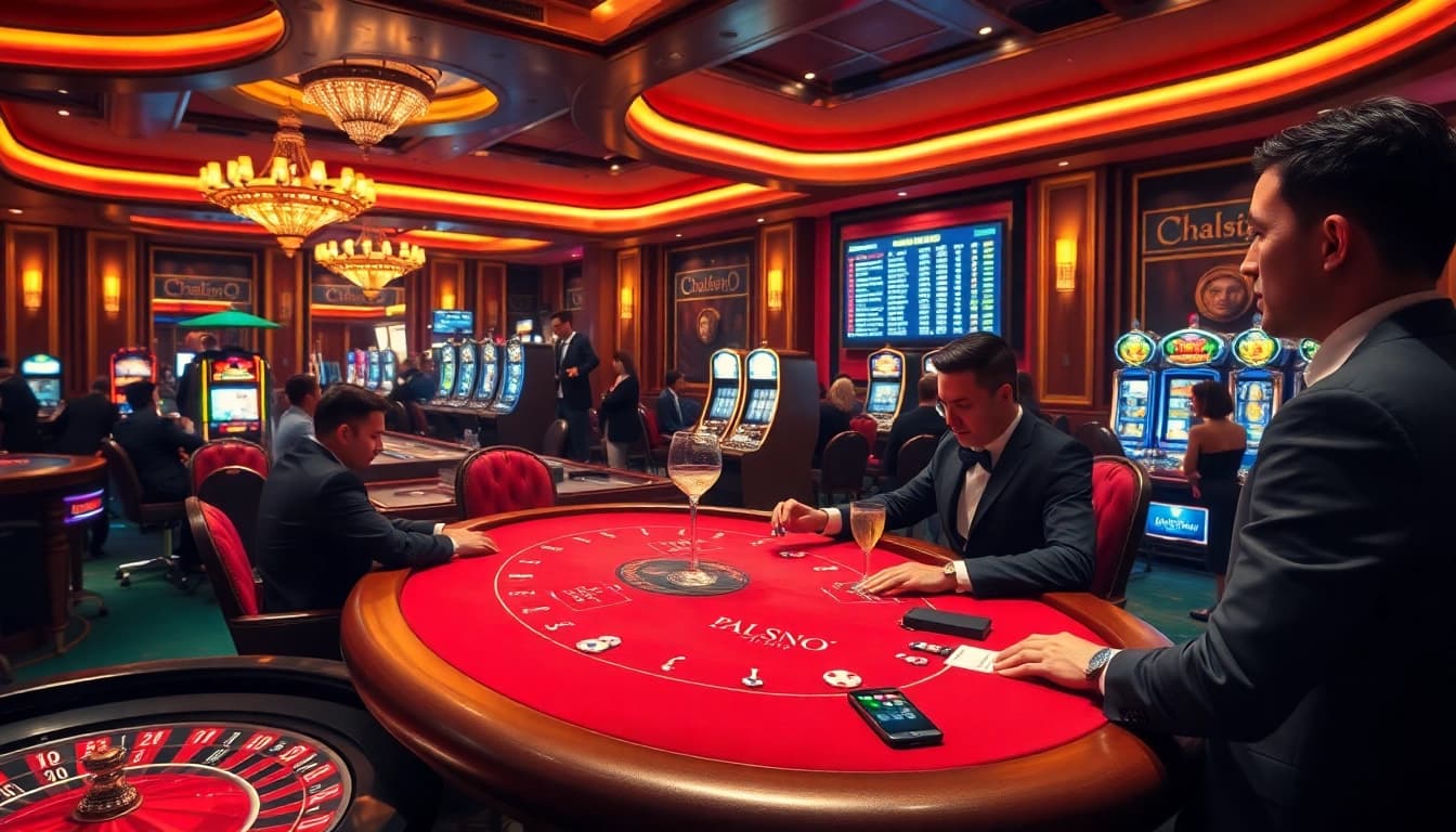 Vivez l'excitation des jeux d'argent en ligne dans un cadre luxueux de site de casino en ligne avec des jeux engageants.
