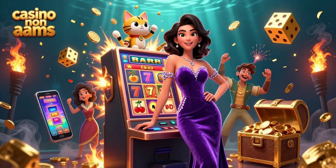 Gioca a giochi emozionanti nei casino non AAMS con splendide immagini di jackpot che esplodono.