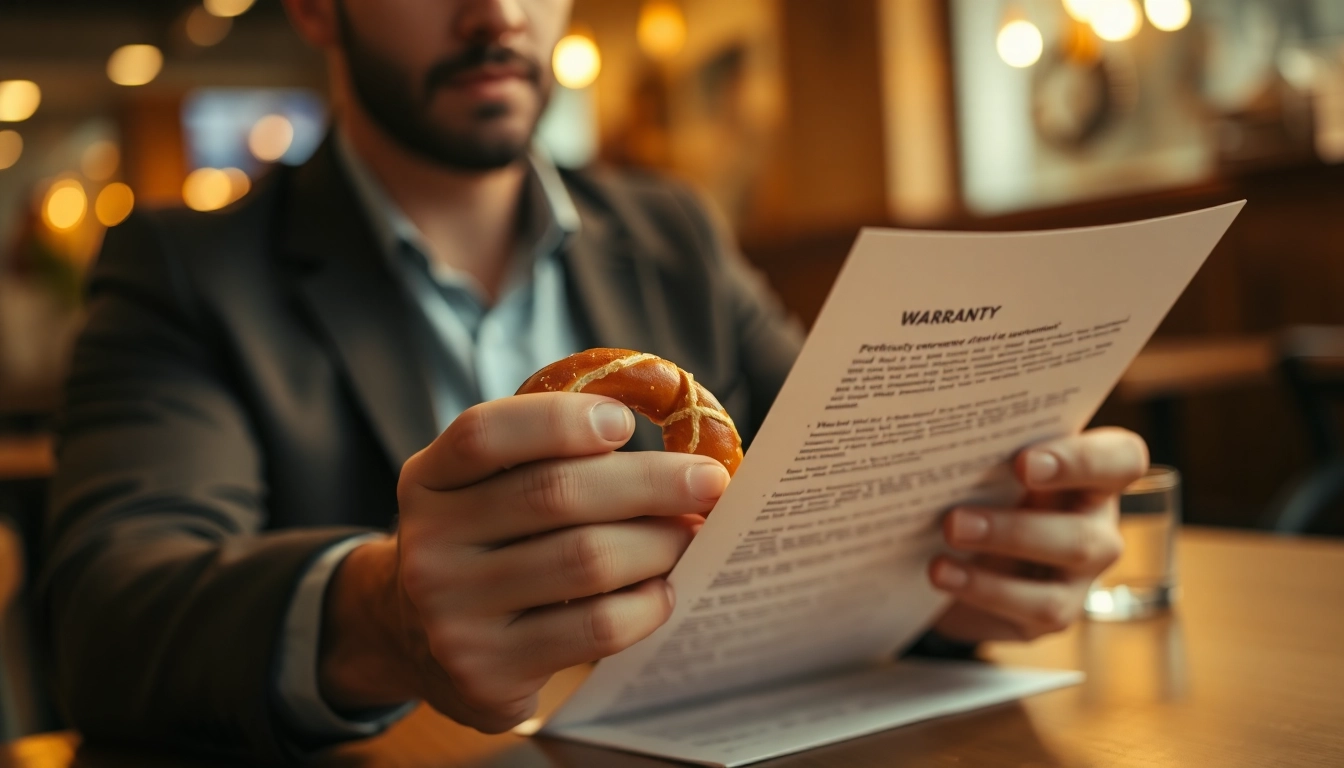 Evaluating if Pretzel warranty legit with a focused review of a warranty document and pretzel.
