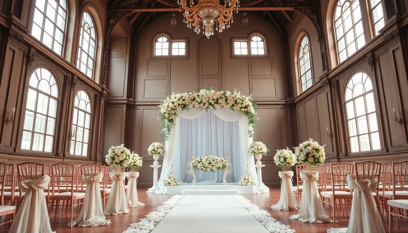 Beautiful setup for a Jacksonville Wedding Venue showcasing elegant decor and natural light.