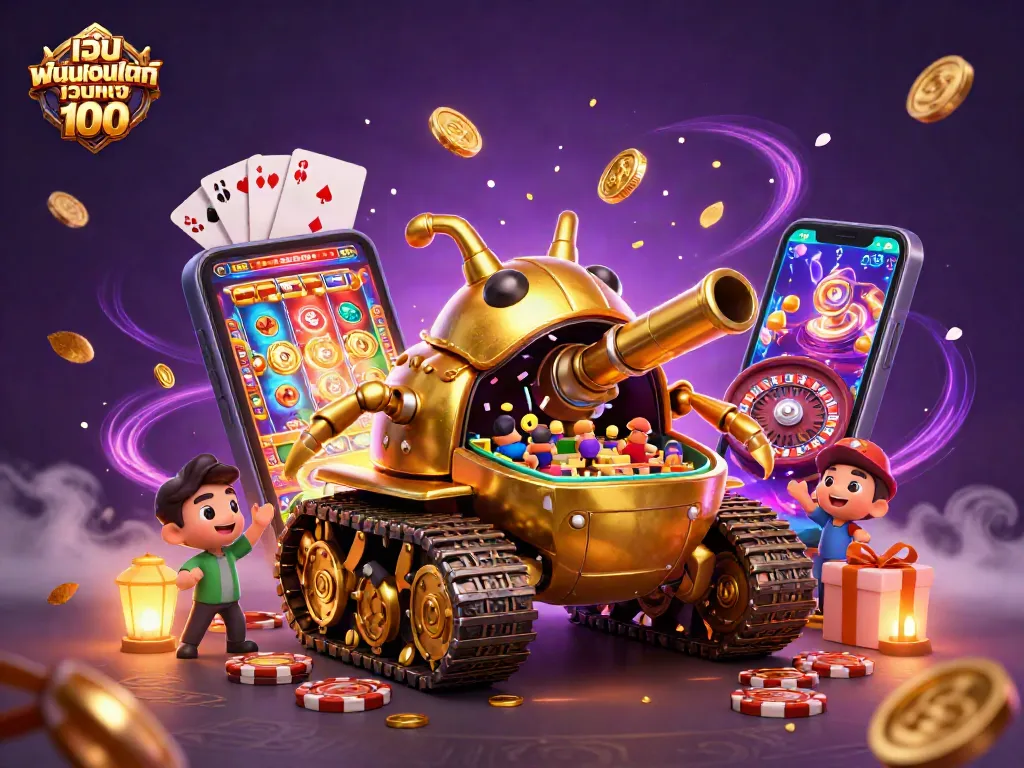 เล่นเกมส์คาสิโนที่ เว็บพนันออนไลน์ เว็บตรง 100 ด้วยภาพการ์ตูน 3 มิติที่น่าตื่นเต้น