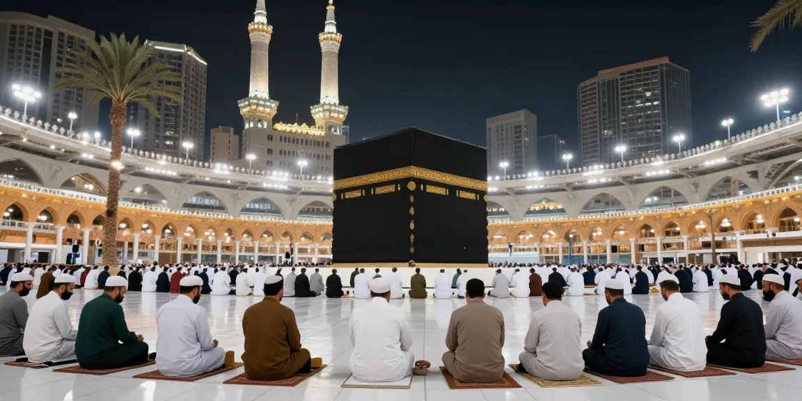 Umroh Itikaf at Masjidil Haram: Spiritual journey, travel guide.
