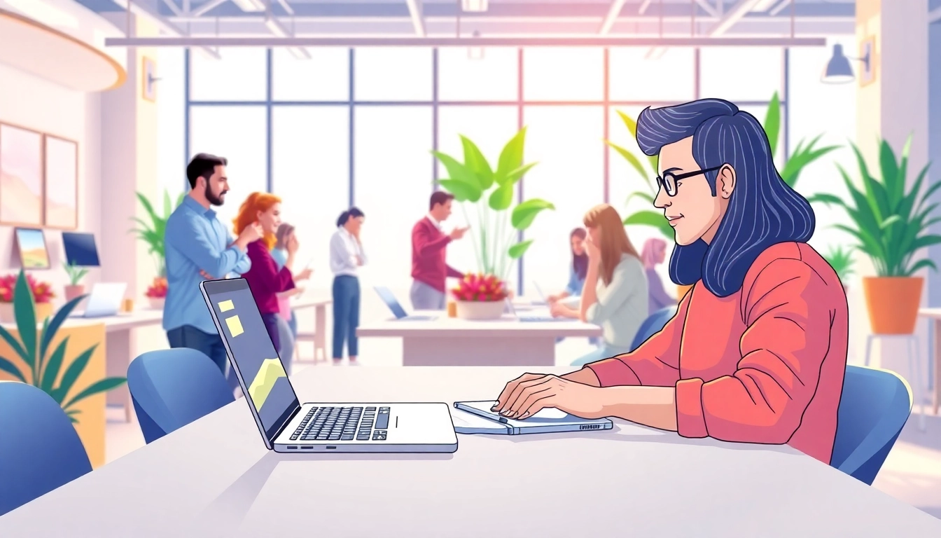 Engage with hubspot free tools for effective digital marketing in a modern workspace.
