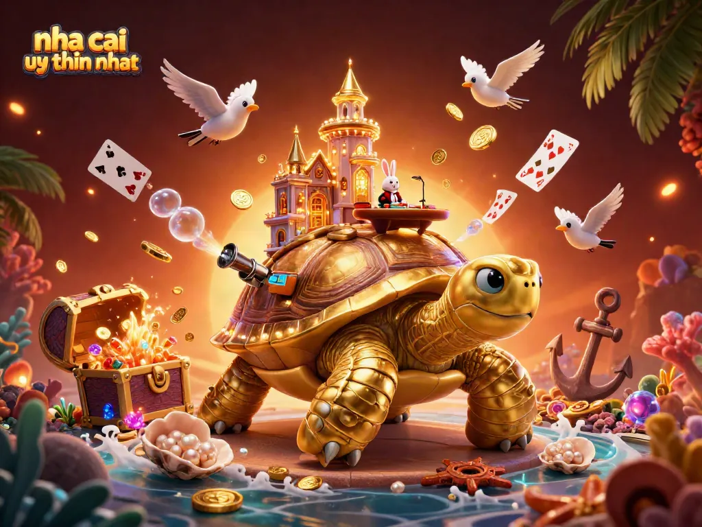 Khám phá nhà cái uy tín nhất với rùa vàng khổng lồ và người chia bài thỏ trong thế giới casino