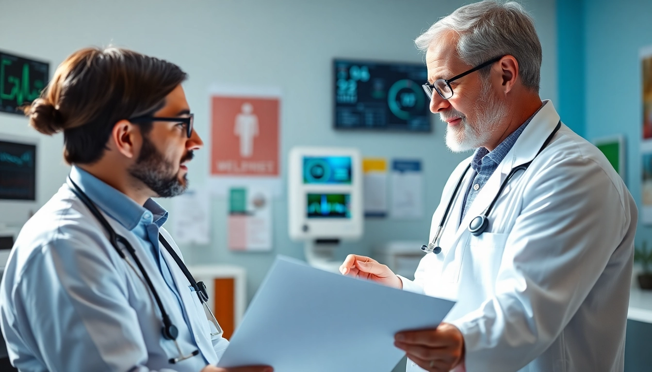 Engaging consultation for a full body health check Sydney showcasing a doctor and patient in a professional setting.