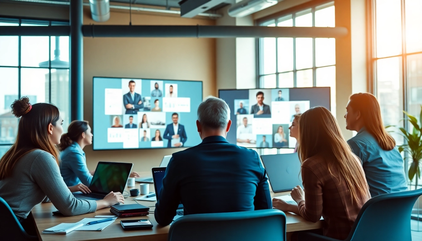 Engage with an ai assistant for enterprise teams in a modern collaborative office setting, promoting teamwork and productivity.