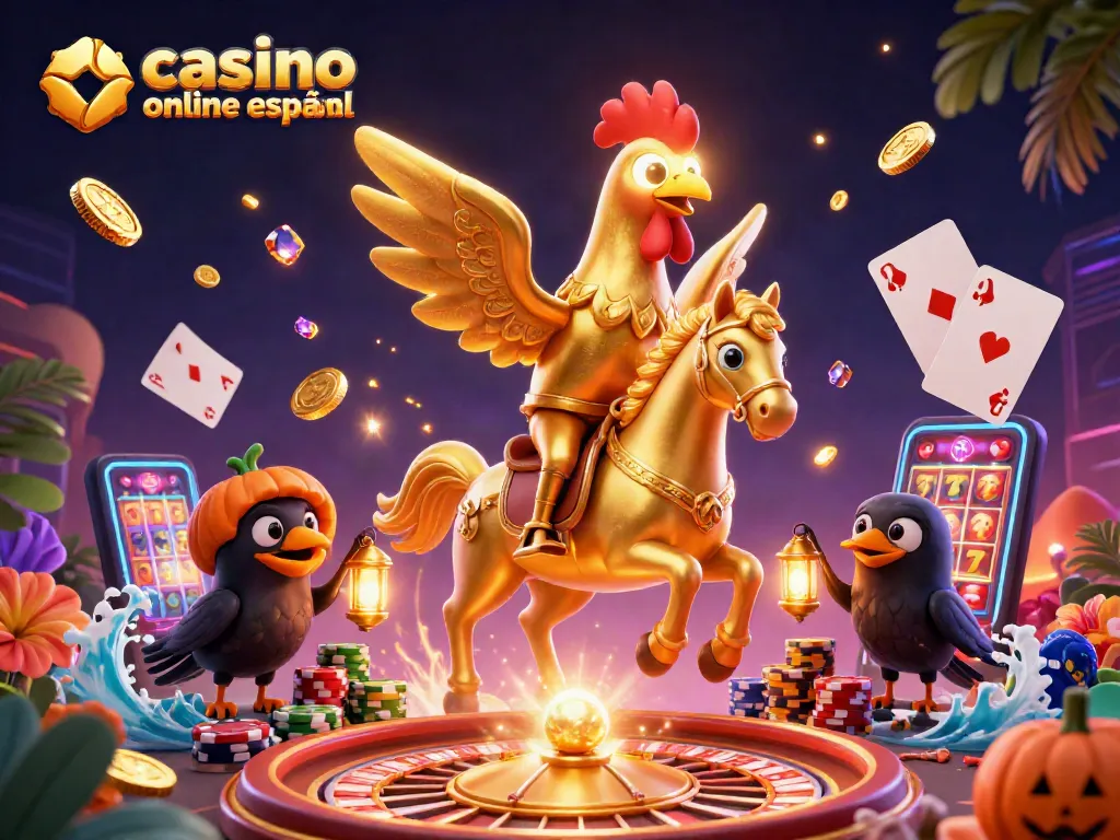Juega en casino online español con una escena mágica y emocionante llena de acción y recompensas.