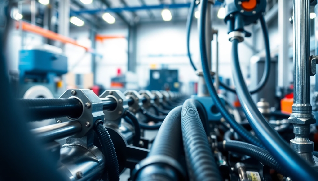 Performing hydraulic system maintenance on machinery, ensuring optimal performance.