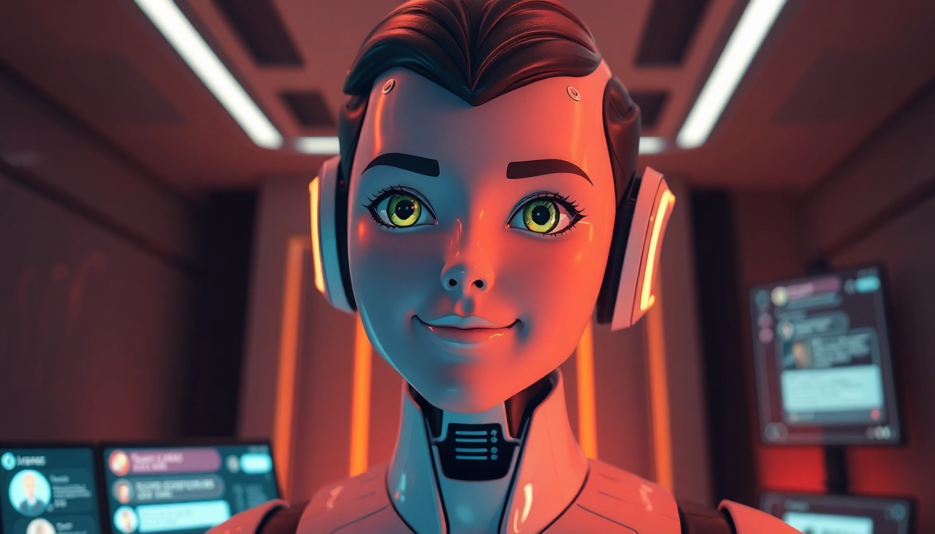 Visual representation of an engaging AI sex chatbot interface, highlighting charm and allure in modern digital design.