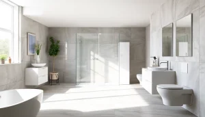 Inspiring bathroom design featuring fixtures from sonni sanitär GmbH, showcasing modern elegance and quality craftsmanship.