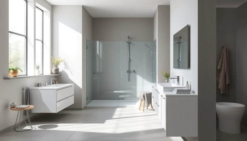 Hochwertige Produkte der sonni sanitär GmbH in einem modernen Badezimmer.