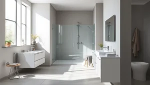 Hochwertige Produkte der sonni sanitär GmbH in einem modernen Badezimmer.