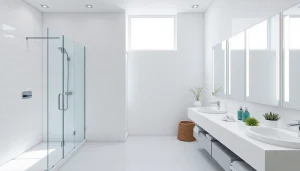 Mettre en valeur sirhona fr avec des cabines de douche modernes et des miroirs LED stylés.