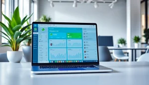 Optimize your customer engagement using the WhatsApp Business CRM interface in a modern office.