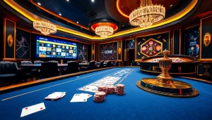 Experience the thrill of gà 6789 with a luxurious casino setup featuring high-end gambling elements.