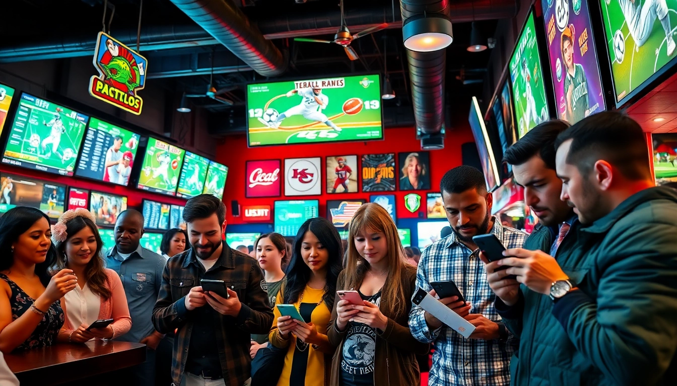Engage with online sportsbooks Texas at a lively sports bar, filled with excitement and camaraderie.