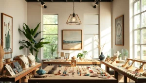 Visit a spiritual jewelry shop displaying unique, handcrafted pieces that inspire connection and inner peace.