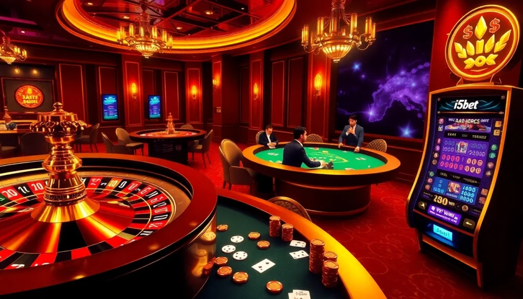 Experience high-stakes excitement at i5bet's dynamic casino tables and games.