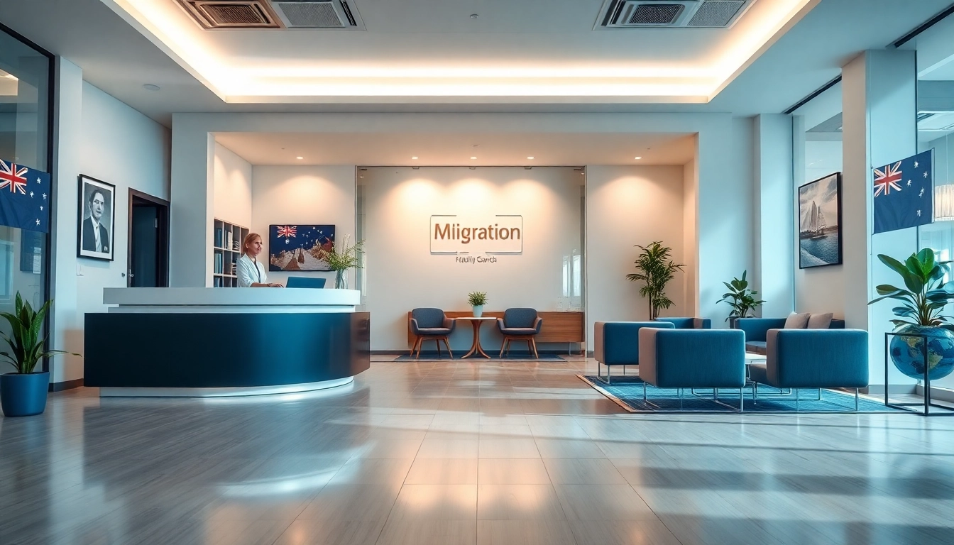 Migration agent in Brisbane office providing consultation and support for immigration services.