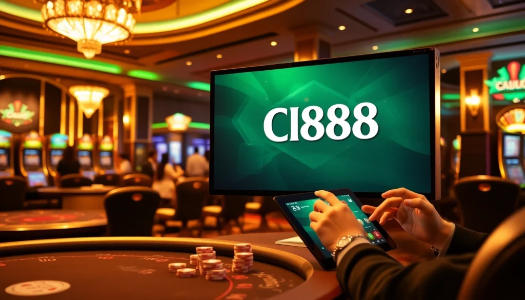 Experience excitement with the Lc88 Link as players engage with casino games and live betting.