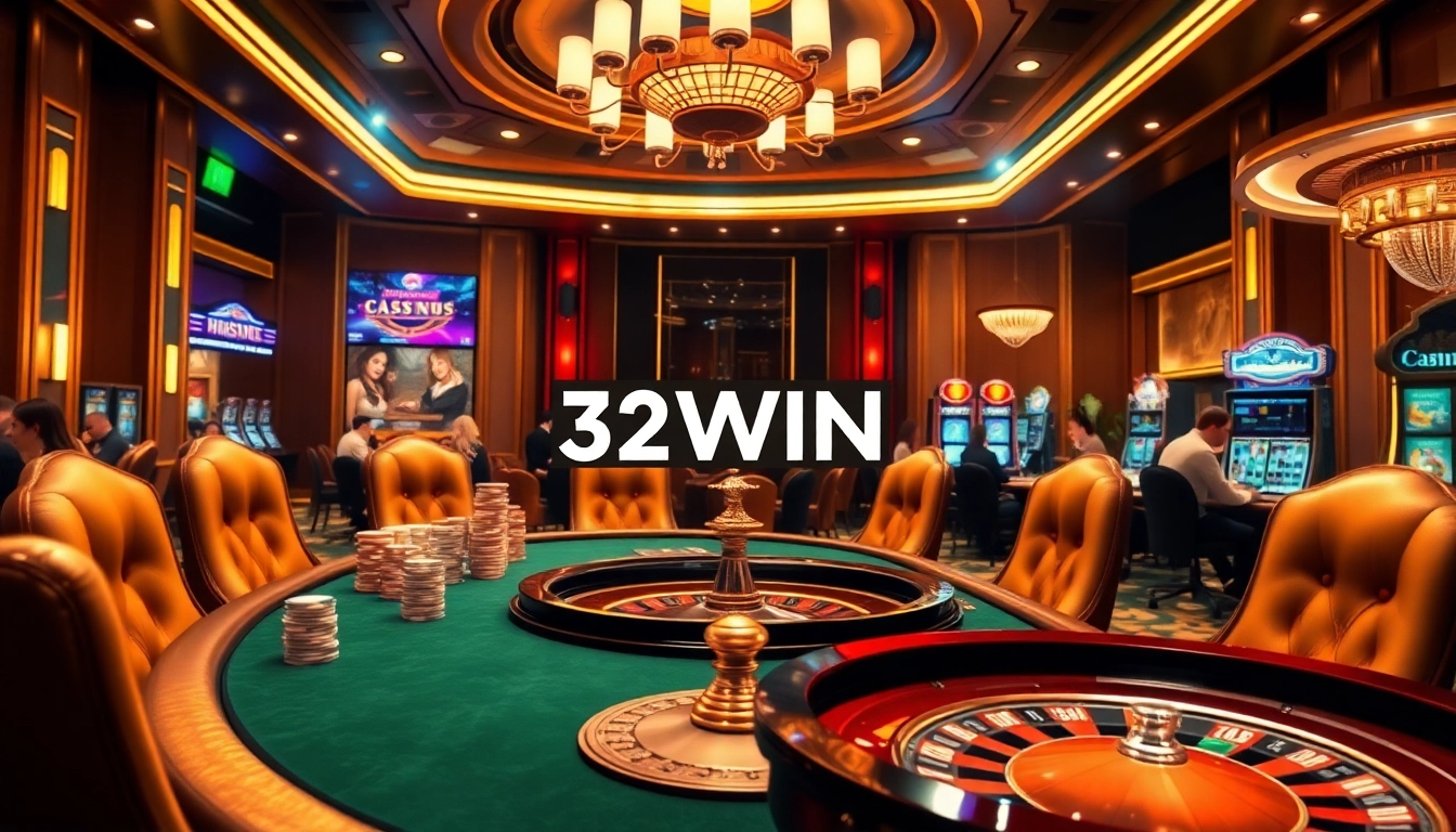 Experience the excitement at nhà cái 32win with vibrant casino games and luxurious ambiance.