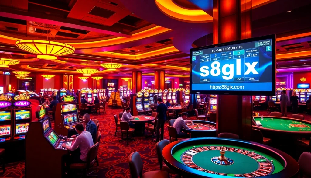 Experience the excitement of gambling at https://s8glx.com with vibrant casino visuals.