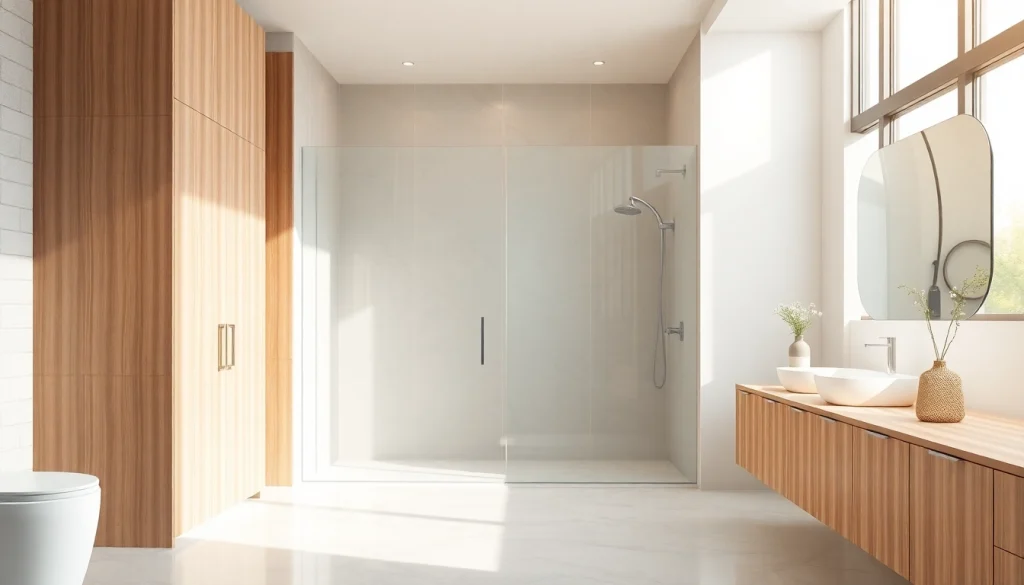 Admire douches à l'italienne in a modern bathroom designed for elegance and comfort.