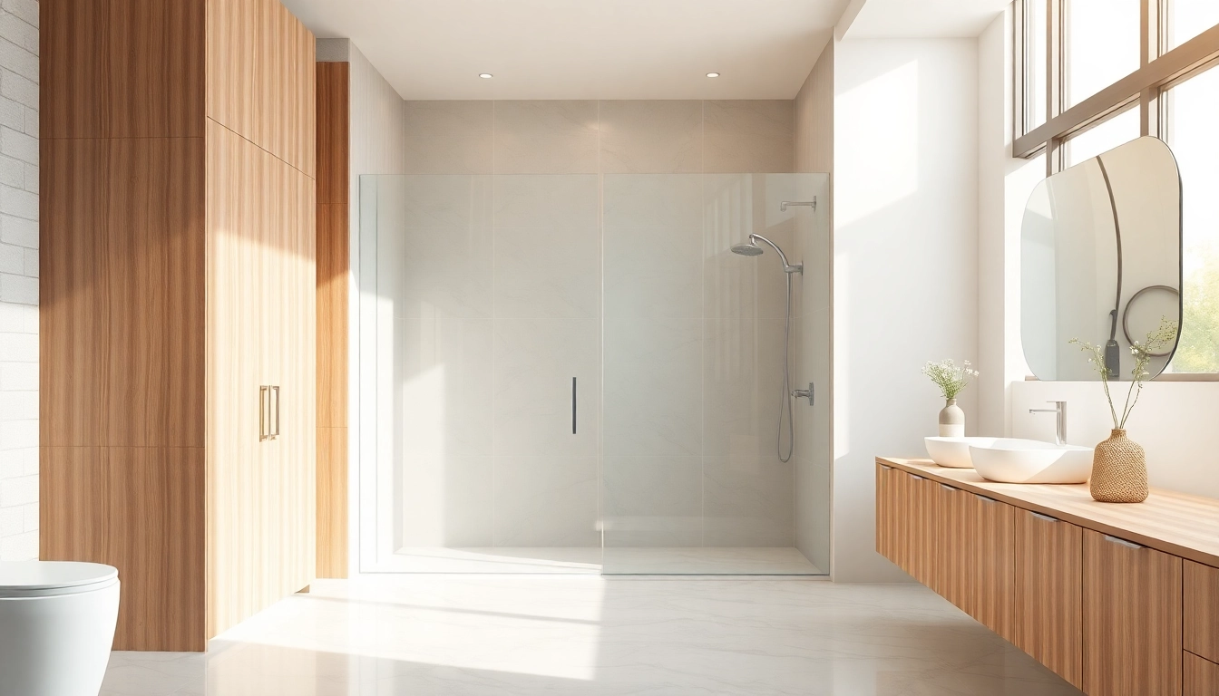 Admire douches à l'italienne in a modern bathroom designed for elegance and comfort.