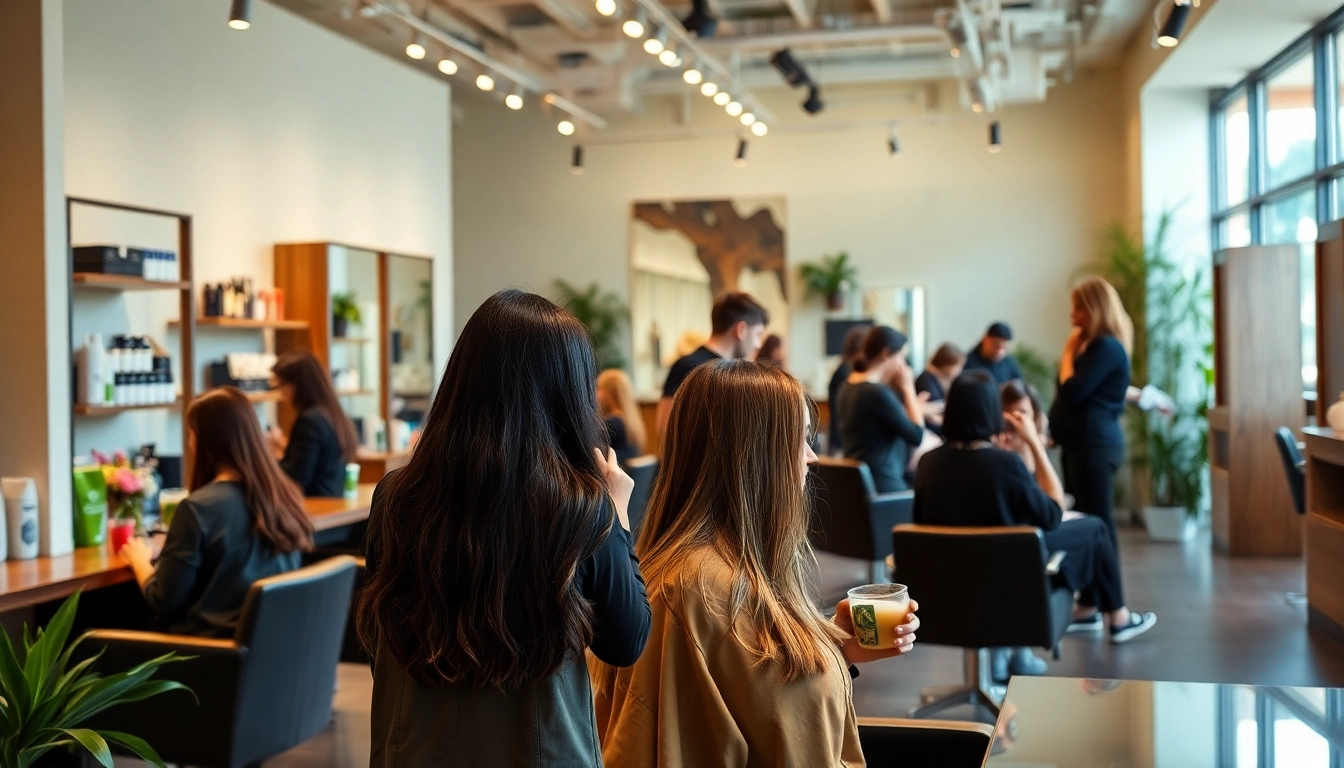 Fresh hair services at Omnia Salon, an Aveda salon in San Diego, showcasing vibrant color and stylish cuts.