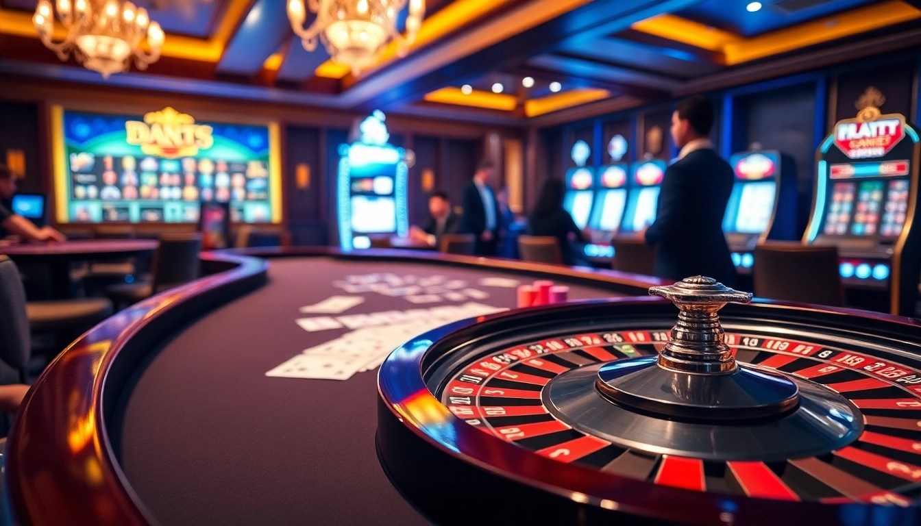 Experience rr88 gratis excitement with luxurious casino tables and vibrant gambling action.