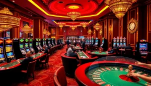 Trải nghiệm bầu không khí sôi động của betvip tại một casino sang trọng với các trò poker đầy kịch tính và roulette.