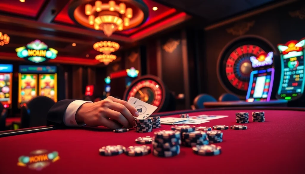 Experience the excitement of gambling at https://xx88.nl/ with luxury poker tables and vibrant slot machines.