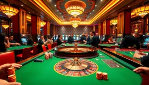 Experience the excitement at a top club casino with vibrant tables and thrilling gameplay.