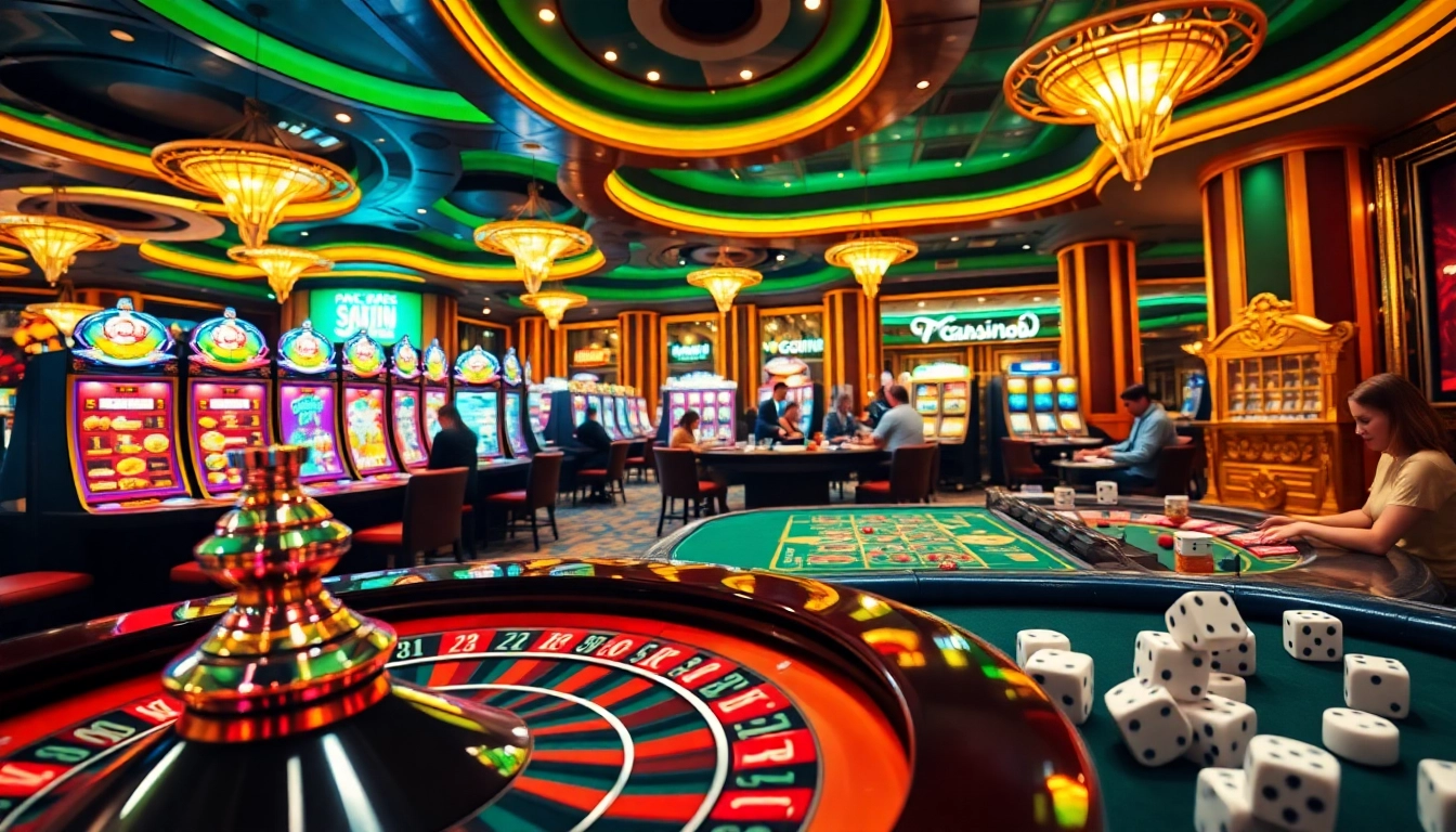 Experience the thrill of gambling at https://mm88.land/ with vibrant casino tables, exciting games, and poker action.