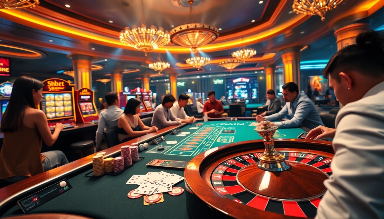 Experience the excitement at SHBET casino with vibrant tables and thrilling gameplay.