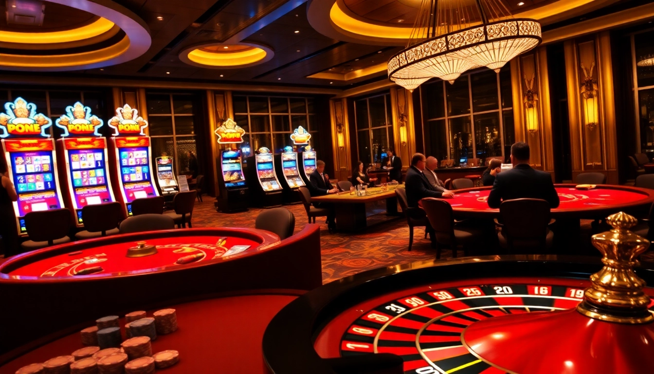 Des joueurs engagés vivent l'excitation du site de casino en ligne dans un casino dynamique.