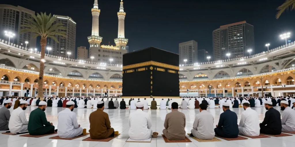 Umroh Itikaf at Masjidil Haram: Spiritual journey, travel guide.